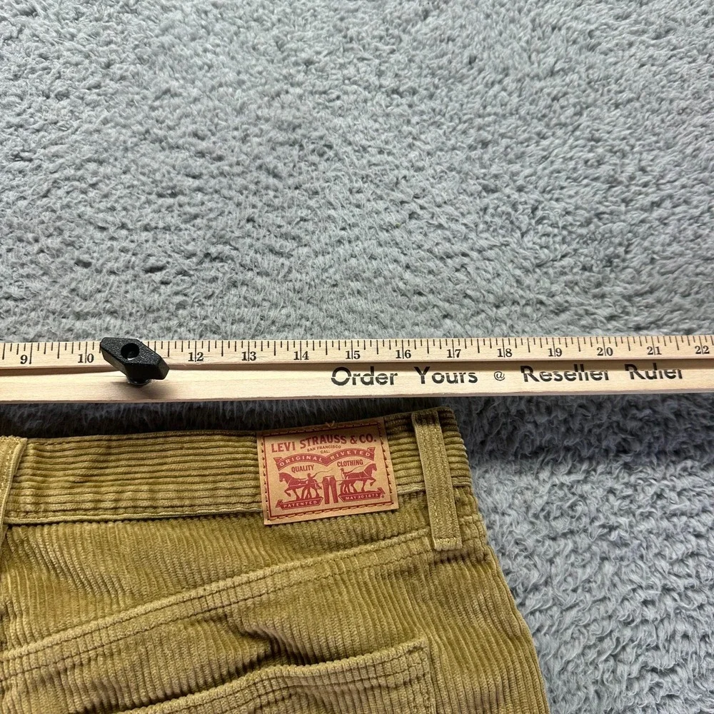 Levi's Pant Mens 33x30 Brown Cotton Corduroy Chino Straight Leg‎ Business Preppy